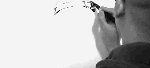 밑그림 없는 스케치.gif | 인스티즈