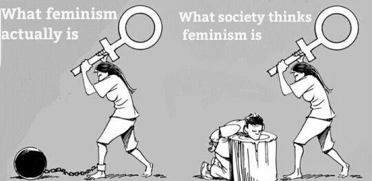 남자들이 생각하는 페미니즘과 실제 페미니즘 ㅇㄱㄹㅇ | 인스티즈