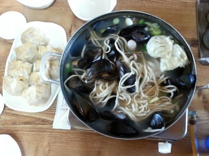 황산칼국수 이미지