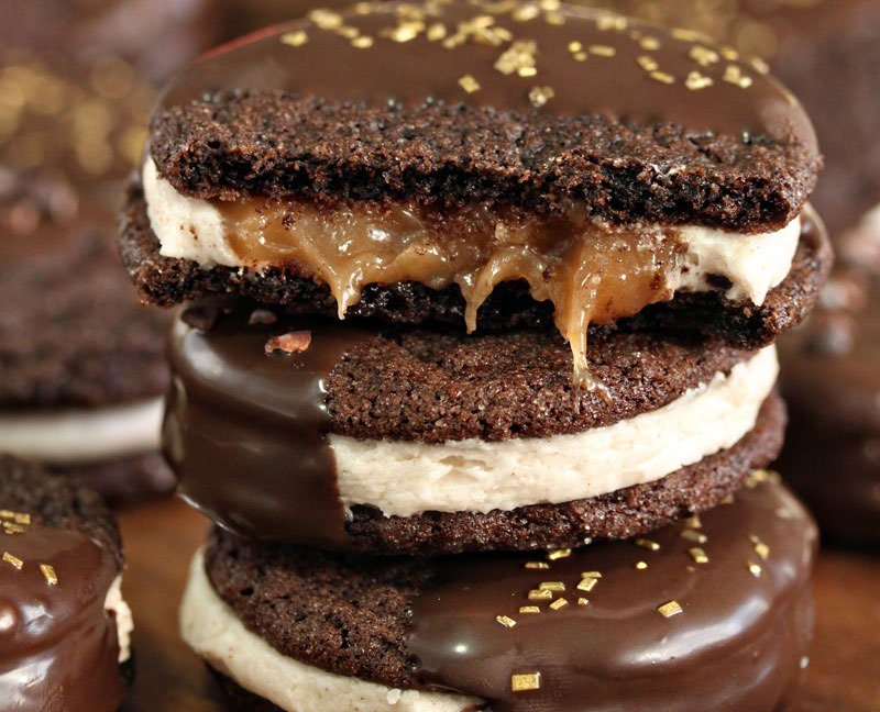 사실 아래 쿠키들보다 더 극도의 달콤함을 자랑하는 샌드위치 형태의 쿠키 | 인스티즈