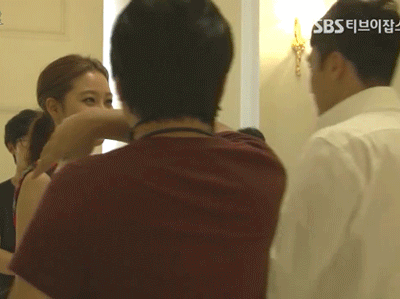 키스신 리허설 하는 배우들.gif | 인스티즈