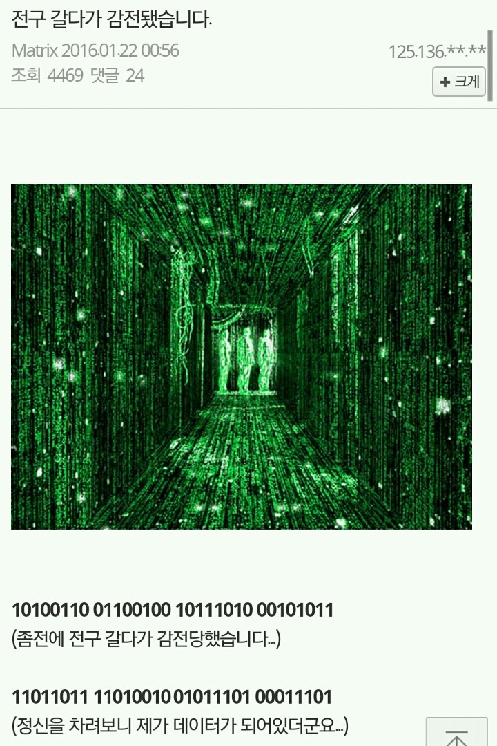 전구를 갈다가 감전된 허언증 갤러 | 인스티즈