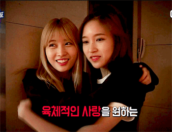 육체적인 사랑를 원하는 모모 & 미나 | 인스티즈