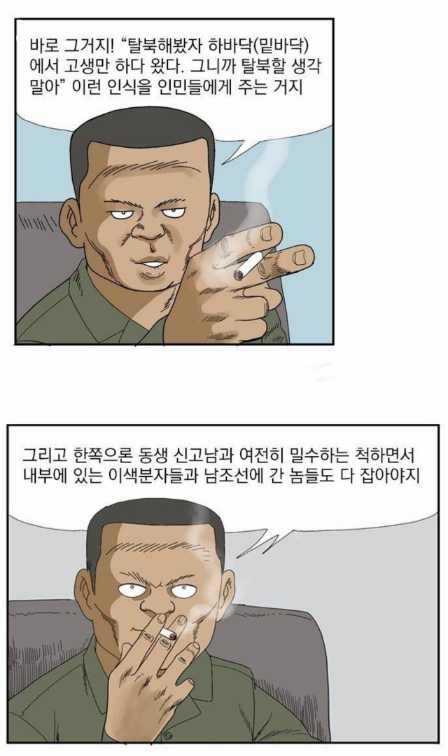 모 탈북자 방송인의 북한 선전매체 출연과 관련해 생각나는 웹툰 | 인스티즈