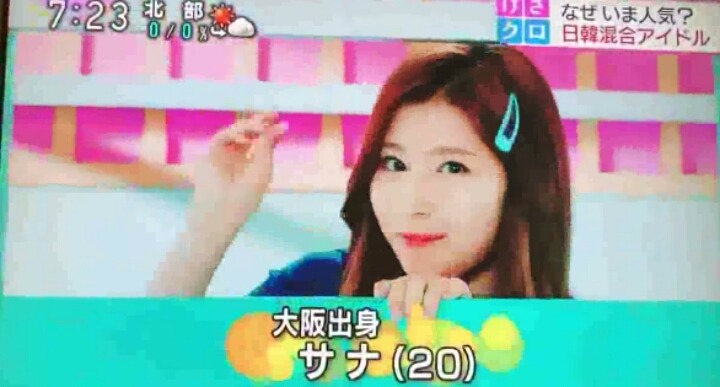 일본 NHK 뉴스 특집보도 : 트와이스 사나의 인기와 한일관계 | 인스티즈