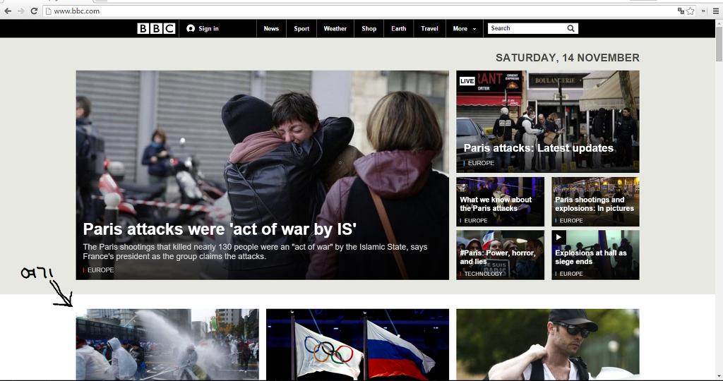 BBC 메인에 시위기사 뜸 | 인스티즈