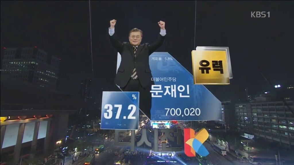 [KBS] 문재인 당선유력 | 인스티즈
