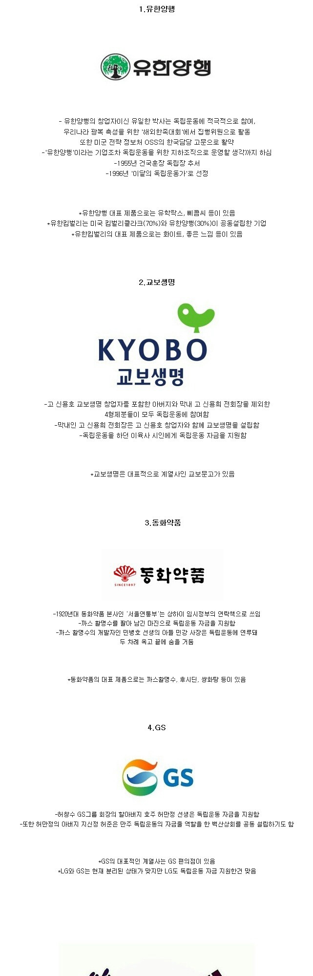 3.1절을맞아 독립운동을 후원한 기업들 | 인스티즈