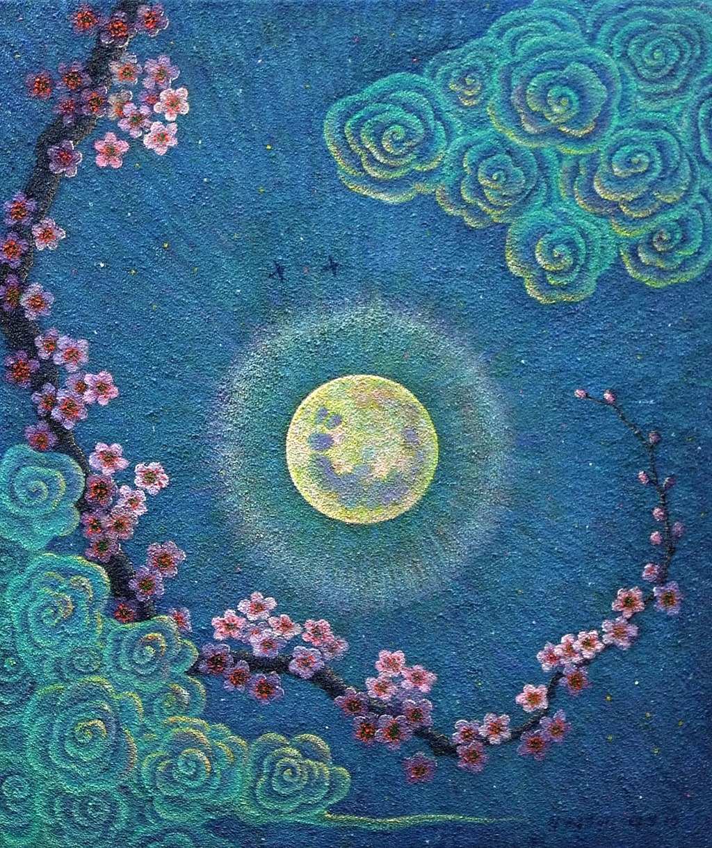밤하늘의 별과 달을 그리는 화가 ㅎㄷㄷㄷㄷ .jpg | 인스티즈