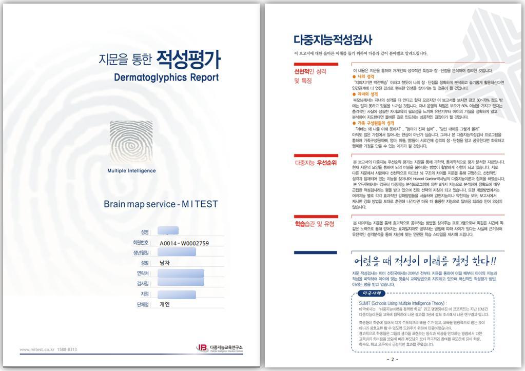다중지문 이미지
