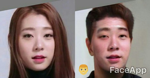 사진어플의 성전환 효과로 유명인을 성전환 시켜 보았다 | 인스티즈
