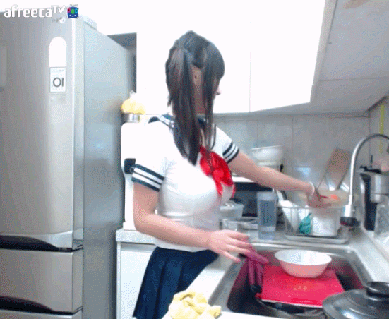 요리방송하는 아프리카 BJ 애진.gif | 인스티즈