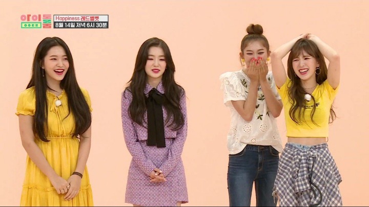 사진으로 미리보는 아이돌룸 레드벨벳편 | 인스티즈