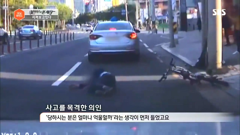 블랙박스에 딱 걸린 보험사기범.gif | 인스티즈